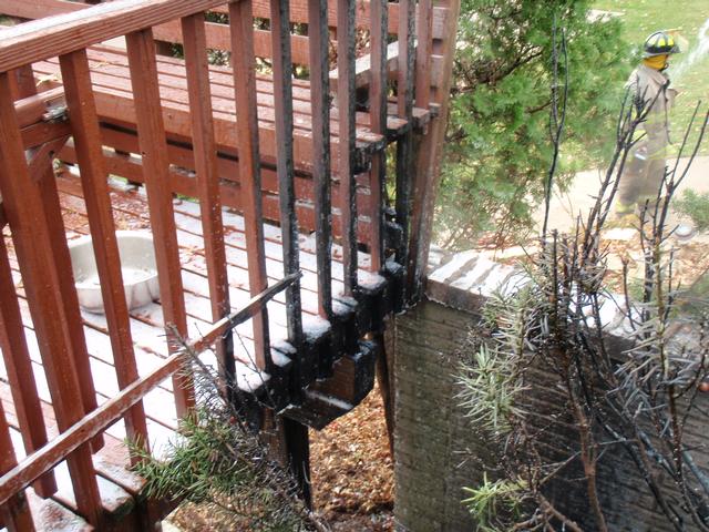 Deck Fire, November 11, 2010